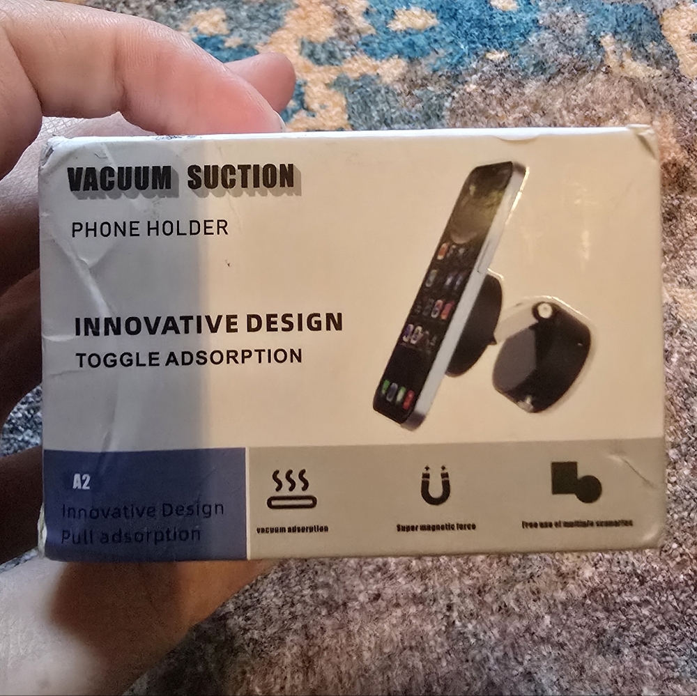 NWT Vacuum Magnetic Phone Stand Black (A2 Model)